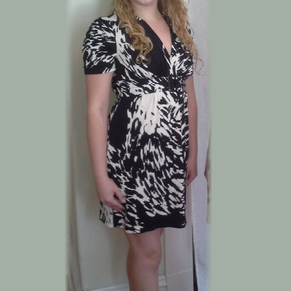 NWT Abstract Print short Sleeve Dress